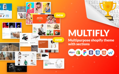 Multifly - Tema Multiuso da Loja Online Shopify