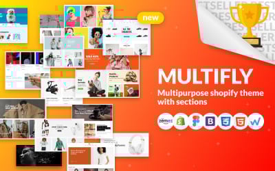 Multifly - uniwersalny motyw Shopify sklepu internetowego