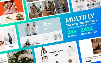 Multifly - uniwersalny motyw sklepu internetowego Shopify