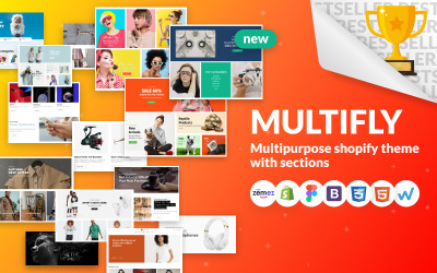 Multiplizieren - Shopify-Thema für den Mehrzweck-Online-Shop