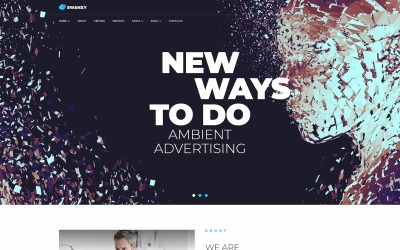 Responsivt Swanxy WordPress-tema #63840