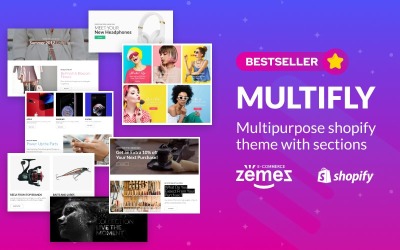 Tema Shopify "Multifly - Multipurpose Online Store" #63842