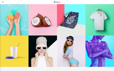 "VicHax - Designer Portfolio" - адаптивний WordPress шаблон №63851
