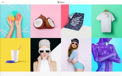 VicHax - WordPress-tema för portfölj för designer