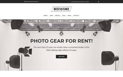 BestTake - Tema WordPress reattivo per affitti e servizi di studio fotografico