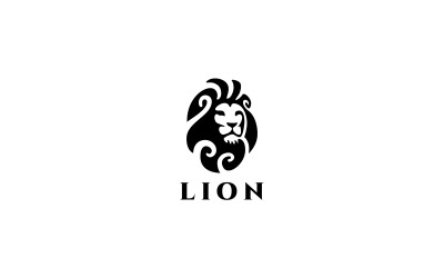 Modèle de logo de lion