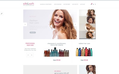 Modello OpenCart Responsive #63986 "Hair Salon Responsive OpenCart Template"