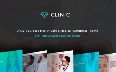 Modello WordPress Responsive #63989 "Clinic - Health and Medical Center"