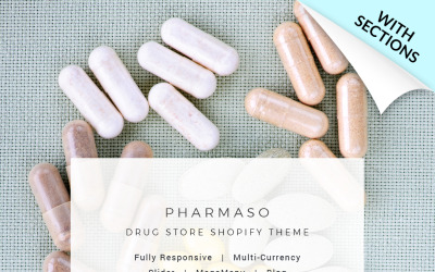 Pharmaso - İlaç Mağazası Shopify Teması