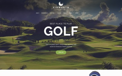 Responsywny motyw WordPress Eirworth - Golfing Club Responsive #63966