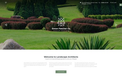 Reszponzív Simon Fletcher - Landscape Architects Joomla sablon 63991