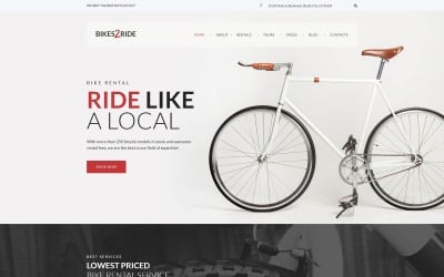 Bikes2Ride - Cykling WordPress-tema