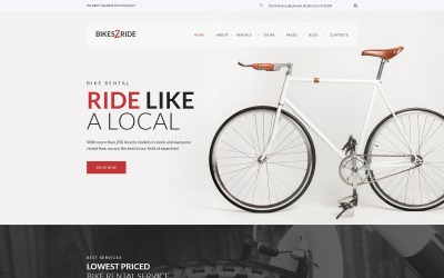 Bikes2Ride - Tema de WordPress para ciclismo