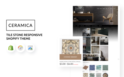 Ceramica – csempekő érzékeny e-kereskedelmi Shopify téma