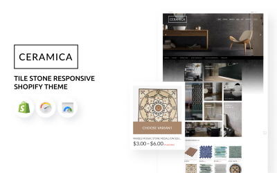 Çini Taş Duyarlı e-Ticaret Shopify Teması