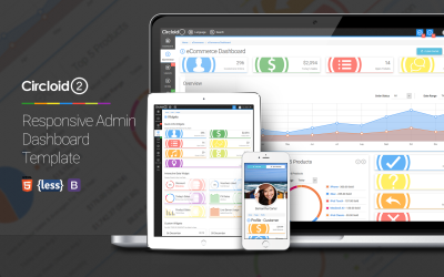 Circloid 2.0 - Responsive Dashboard Admin Template