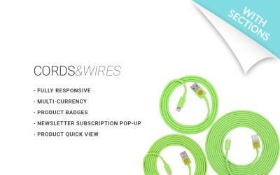 Cords &amp;amp; Wires Shopify Teması