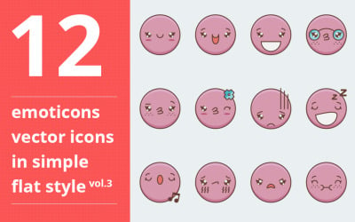 Emotions vector vol.2 Icon Set