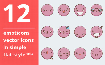 Emotions vector vol.3 Icon Set