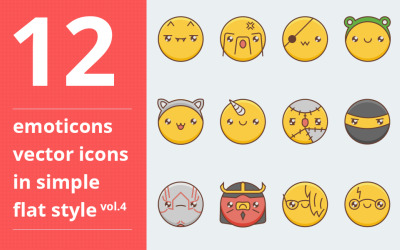 Emotions vector vol.4 Icon Set