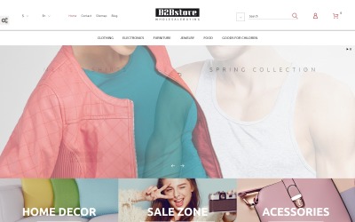 Modello PrestaShop Responsive #64019 "B2Bstore"