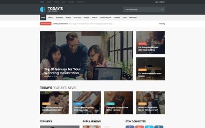 News Portal Responsive Joomla Template