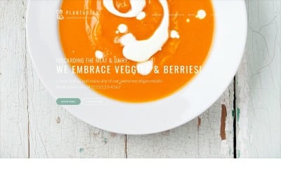 Plantables - Thème WordPress pour restaurant végétarien