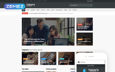 Responsive Haber Portalı Joomla #64017