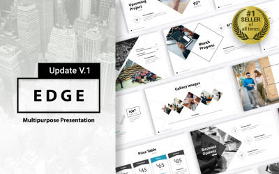 Шаблон многоцелевой презентации Edge PowerPoint