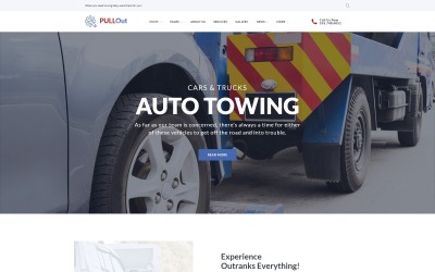 Template WordPress Responsive #64024 "Pull Out"