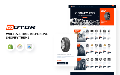 Wheels &amp;amp; Tyres Responsive Shopify-thema