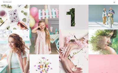 WhiteLight - professional photographer portfolio Tema WordPress №64037