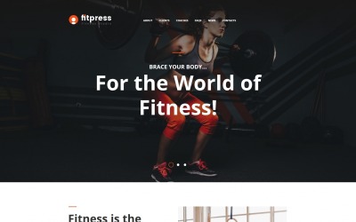 Fitness & Gym Moto Cms Html #64193