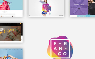 Franco - Thème élégant Magento 2 et 1 Thème Magento