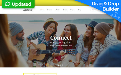 Modern Church - Religious Moto CMS 3 Template