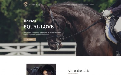 Pferd Moto CMS HTML-Vorlage