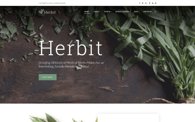 Šablona WordPress Herbit