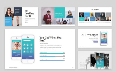 Szablon kardigan PowerPoint