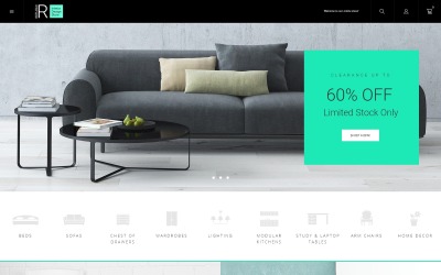 Template Magento #64138 "Reflego - Furniture & Home Decor"