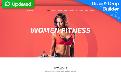 Fitnesto - Фітнес та тренажерний зал Premium Moto CMS 3 Шаблон