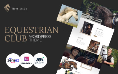 Horsieside - responsywny motyw WordPress w ośrodku jeździeckim