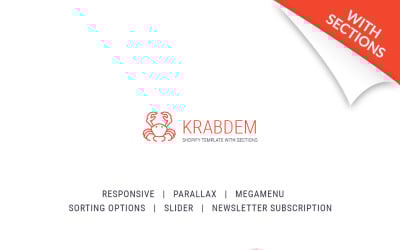 Responsivt Seafood Restaurant Responsive Shopify Theme Shopify-tema #64352