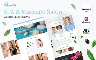 Soothery - SPA ve Masaj Salonu Duyarlı WordPress Teması