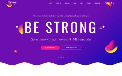 Brave Light - Creative Universal Multipurpose Template Web №64402