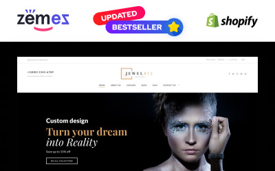 Jewelrix - Jewelry Responsive Online Shop Template Shopify Theme