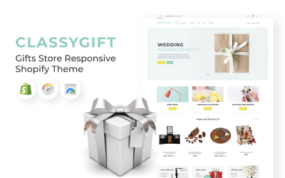 Obchod s dárky Responzivní téma Shopify
