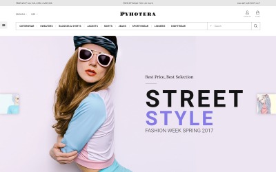 Pyhotera Tema PrestaShop №64480