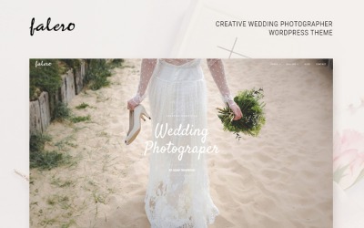Responzivní WordPress motiv "Falero Wedding Photographer" #64448