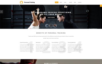 Sportra érzékeny Joomla sablon