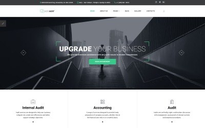 Template Joomla Responsive #64495 per Un Sito di Finanza